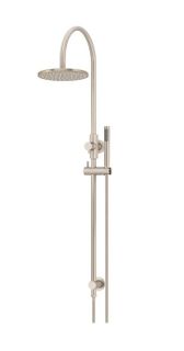 200mm Round Overhead Shower Set, Single Function Hand Shower Champagne