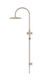 200mm Round Overhead Shower Set, Single Function Hand Shower Champagne