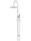 200mm Round Overhead Shower Set, Single Function Hand Shower Chrome