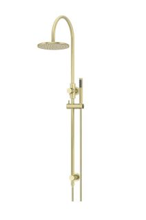 200mm Round Overhead Shower Set, Single Function Hand Shower Tiger Bronze