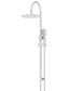 300mm Round Overhead Shower Rail, Three Function Hand Shower Chrome