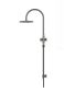 200mm Round Overhead Shower Set, Single Function Hand Shower Shadow