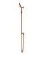 Round Hand Shower on Rail Column, Three Function Hand Shower Lustre Bronze