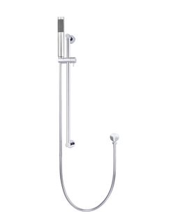 Round Hand Shower on Rail Column, Single Function Hand Shower Chrome