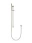 Round Hand Shower on Rail Column, Single Function Hand Shower Brushed Nickel