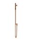 Round Hand Shower on Rail Column, Single Function Hand Shower Lustre Bronze