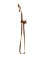 Round Hand Shower on Swivel Bracket, Three Function Hand Shower  Lustre Bronze