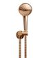 Round Hand Shower on Swivel Bracket, Three Function Hand Shower  Lustre Bronze