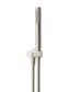 Round Hand Shower on Swivel Bracket, Single Function Hand Shower  Brushed Nickel