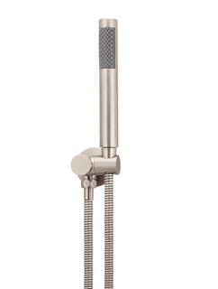 Round Hand Shower on Swivel Bracket, Single Function Hand Shower  Champagne