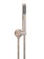 Round Hand Shower on Swivel Bracket, Single Function Hand Shower  Champagne