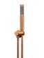 Round Hand Shower on Swivel Bracket, Single Function Hand Shower  Lustre Bronze