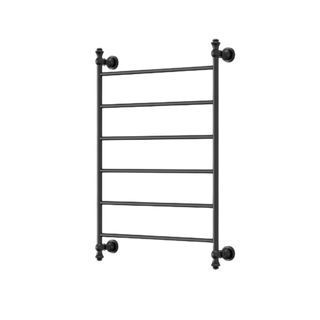 MEDOC 6 BAR HEATED TOWEL RAIL600MM X 800MM MATT BLACK