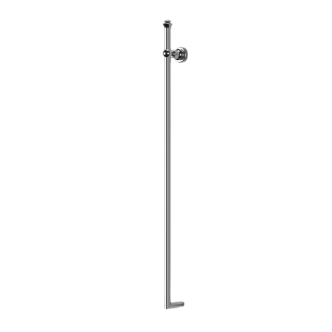 MEDOC VERTICAL HEATED TOWEL RAIL1000MM X 120MMWITH 12V TRANSFORMER POLISHED CHRO