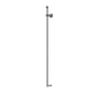 MEDOC VERTICAL HEATED TOWEL RAIL1000MM X 120MMWITH 12V TRANSFORMER POLISHED CHRO