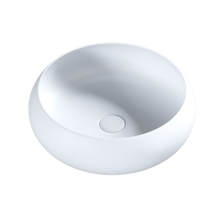 Versilia Ceramic Basin Round Matte White