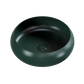 Versilia Ceramic Basin Round Matte Dark Green