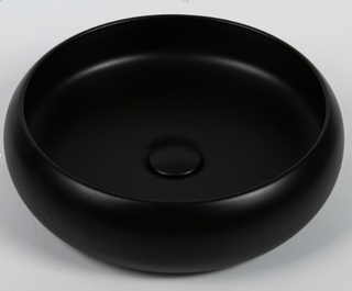 Versilia Ceramic Basin Round Matte Black