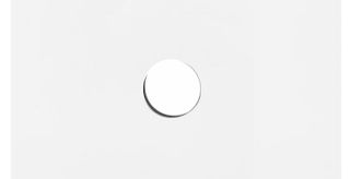 750x465x20mm Solid Surface Matte White Waste Hole