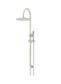 300mm Round Overhead Shower Set, Single Function Hand Shower Brushed Nickel