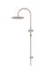 300mm Round Overhead Shower Set, Single Function Hand Shower Champagne