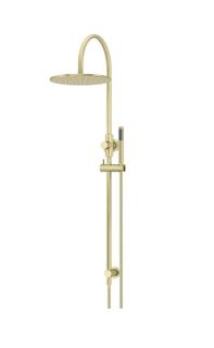 300mm Round Overhead Shower Set, Single Function Hand Shower Tiger Bronze