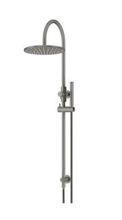 300mm Round Overhead Shower Set, Single Function Hand Shower Shadow