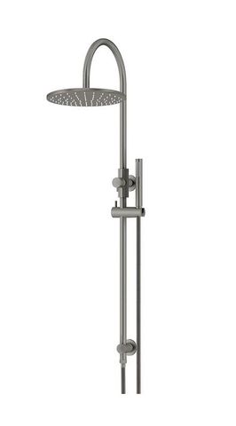 300mm Round Overhead Shower Set, Single Function Hand Shower Shadow