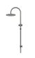 300mm Round Overhead Shower Set, Single Function Hand Shower Shadow