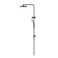 CHAO SHOWER COLUMN SET ELECTROPLATED MATT BLACK