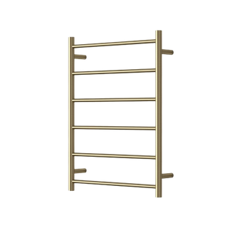 MIRAGE 6 BAR HEATED TOWEL RAIL600MM X 800MM BRUSHED BRONZE