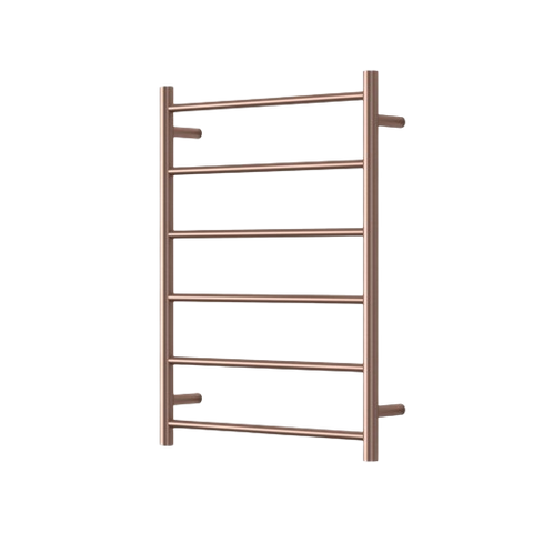 MIRAGE 6 BAR HEATED TOWEL RAIL600MM X 800MM CHAMPAGNE