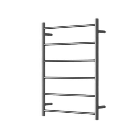 MIRAGE 6 BAR HEATED TOWEL RAIL600MM X 800MM GUNMETAL