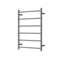 MIRAGE 6 BAR HEATED TOWEL RAIL600MM X 800MM GUNMETAL