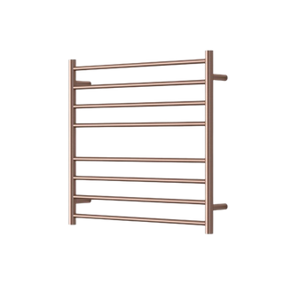 MIRAGE 8 BAR WIDE HEATED TOWEL RAIL750MM X 700MM CHAMPAGNE