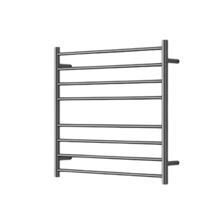 MIRAGE 8 BAR WIDE HEATED TOWEL RAIL750MM X 700MM GUNMETAL