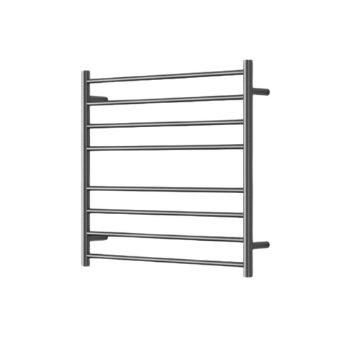 MIRAGE 8 BAR WIDE HEATED TOWEL RAIL750MM X 700MM GUNMETAL