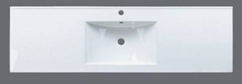 Ceramic Slimline 1500x465 Classic Shape Top 1 tap hole