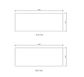 1200x465x20mm Natural Carrara Marble No Hole