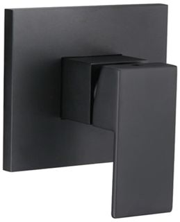 Savanna Square Black Shower Mixer