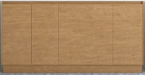Clarke Natural Oak 1500 Floor Mount Timber Laminate Vanity