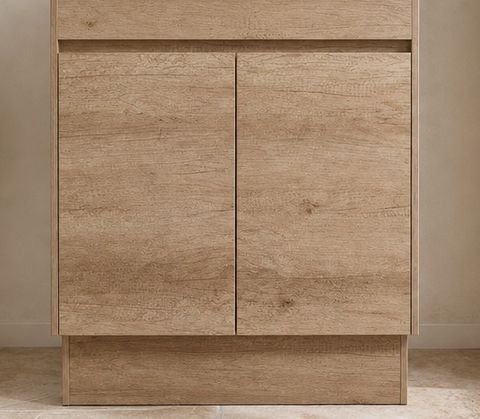 Clarke Natural Oak 750 Floor Mount Timber Laminate Vanity