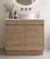 Clarke Natural Oak 900 Floor Mount Timber Laminate Vanity