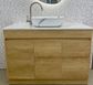 Clarke Natural Oak 1200 Floor Mount Timber Laminate Vanity