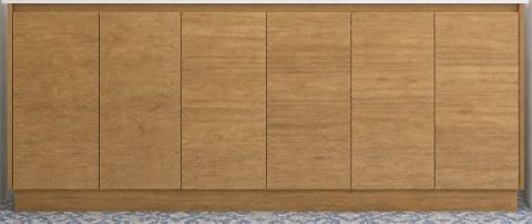 Clarke Natural Oak 1800 Floor Mount Timber Laminate Vanity