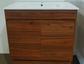 Clarke Walnut 900 Floor Mount Timber Laminate Vanity