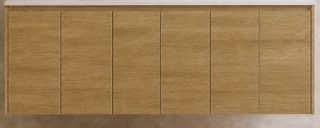 Clarke Natural Oak 1800 Wall Hung Timber Laminate Vanity