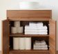 Clarke Walnut 750 Floor Mount Timber Laminate Vanity