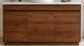 Clarke Walnut 1200 Floor Mount Timber Laminate Vanity