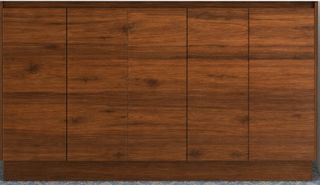 Clarke Walnut 1500 Floor Mount Timber Laminate Vanity